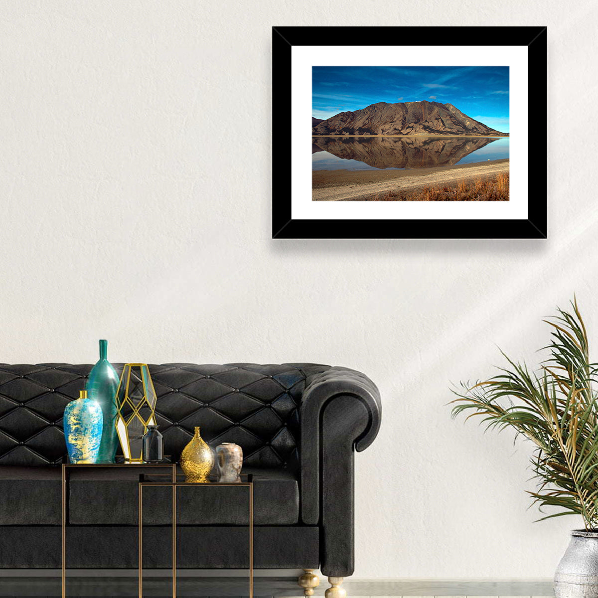 Rocky Peak Reflection, Kluane Lake Wall Art
