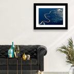 Sunlit Meander of the Amazon River Wall Art