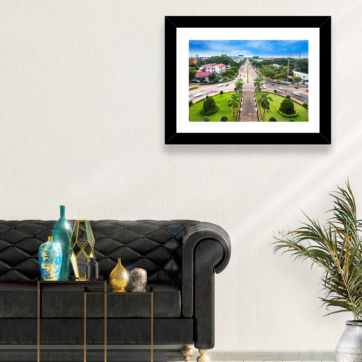 Phnom Penh Independence Monument Boulevard Wall Art in a room, landscape