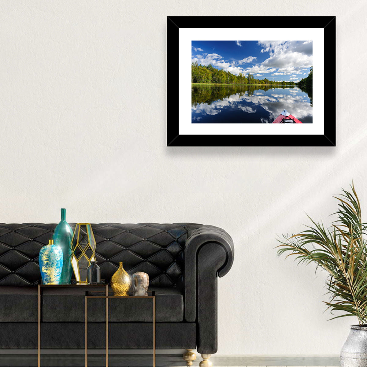 Karelia Kayak Reflection Wall Art