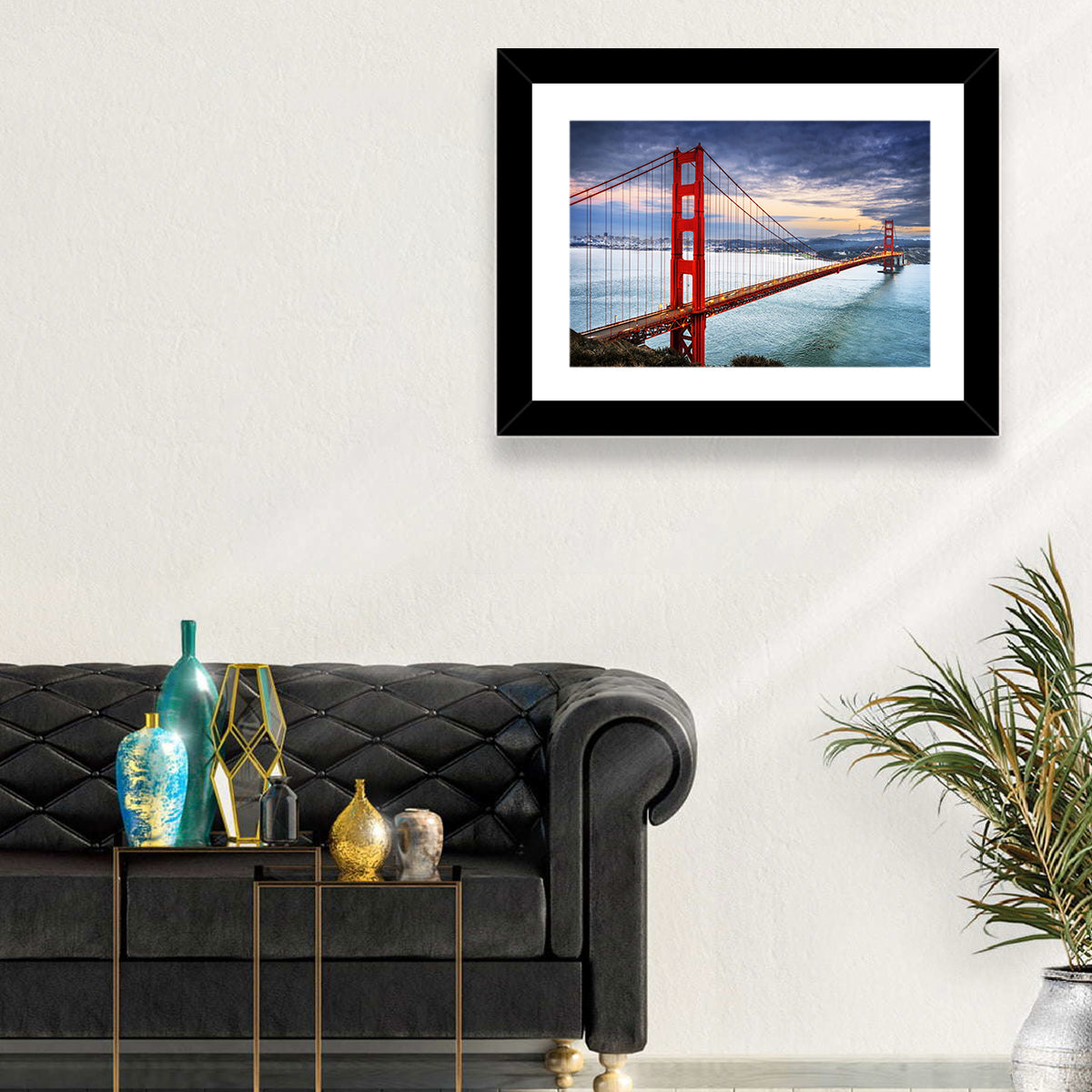 Golden Gate Bridge at Dusk Wall Art