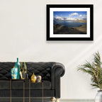 Lake Crowley Aerial View Wall Art