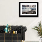 Kleifarvatn Black Sand Shore Wall Art