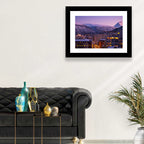 Tromsø Twilight Cityscape Wall Art