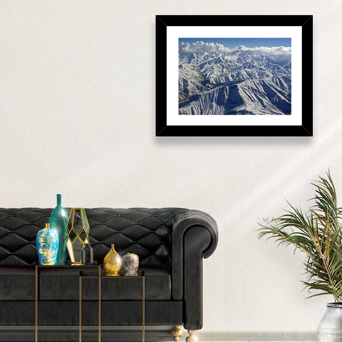 Snow-capped Afghan Mountains Wall Art