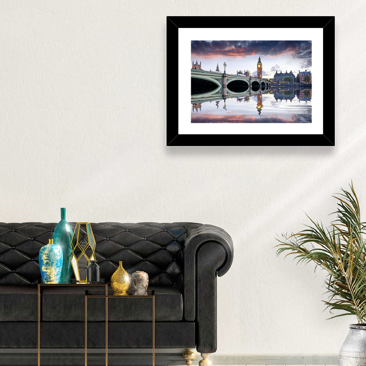 Westminster Bridge at Dusk Wall Art