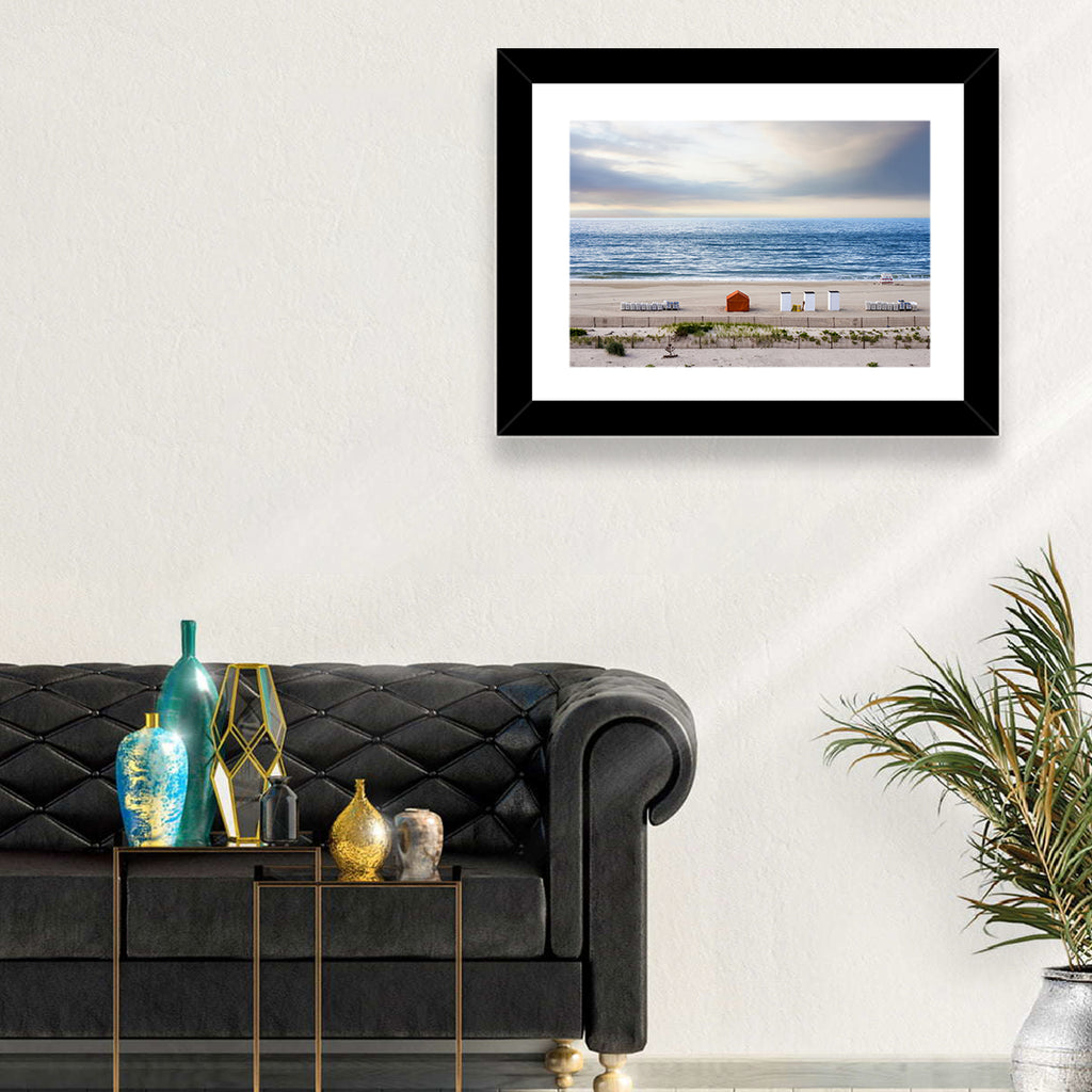 Cape May Beach Huts Wall Art