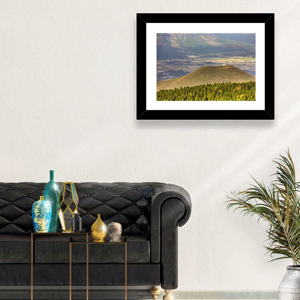Mount Aso Komezuka Crater Wall Art