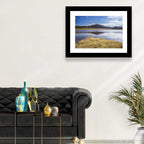 Mount Aso Lake Reflection Wall Art