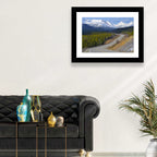 Alaska Highway Winding Road and Rv Wall Art