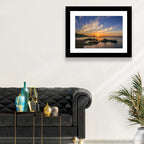 Roatan Pier Sunset Wall Art