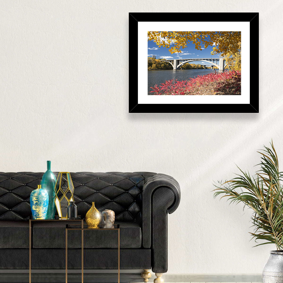 Ford Parkway Bridge, Minneapolis Wall Art in a room, landscape