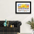 Sheikh Zayed Grand Mosque at Sunset Wall Art