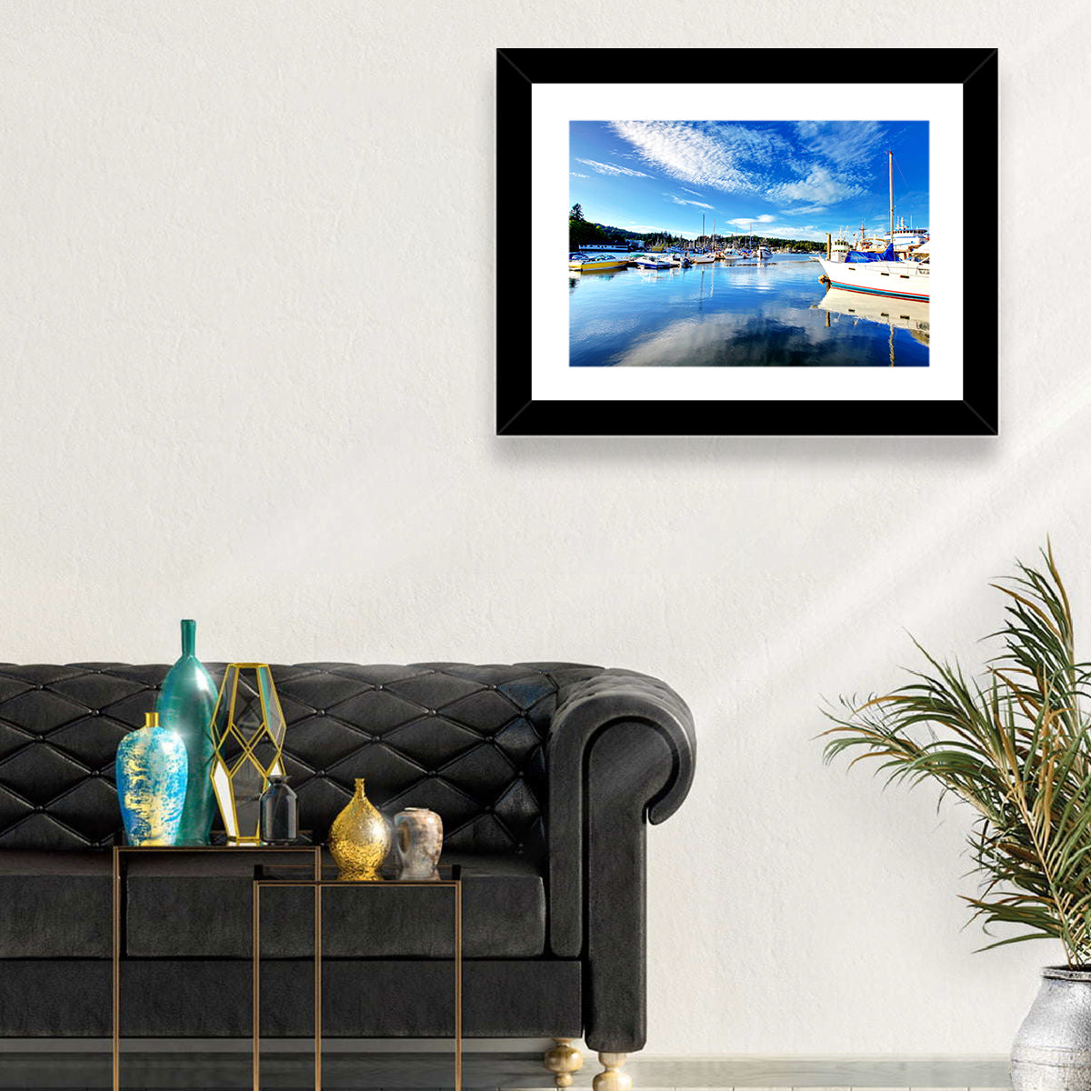 Tacoma Marina Reflections Wall Art