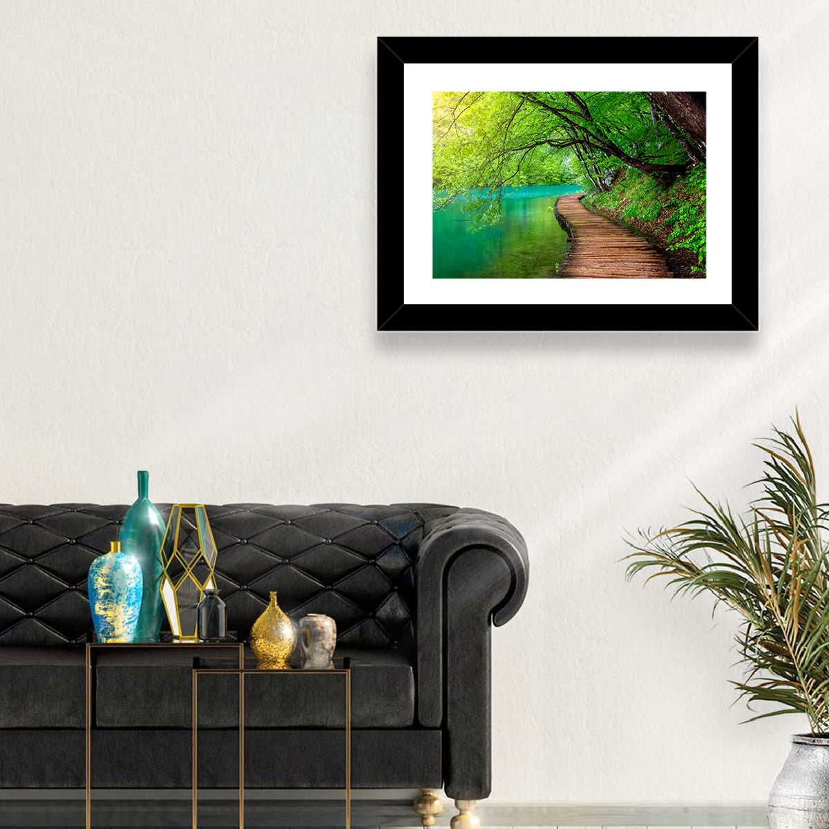 Forest Stream Pathway Wall Art