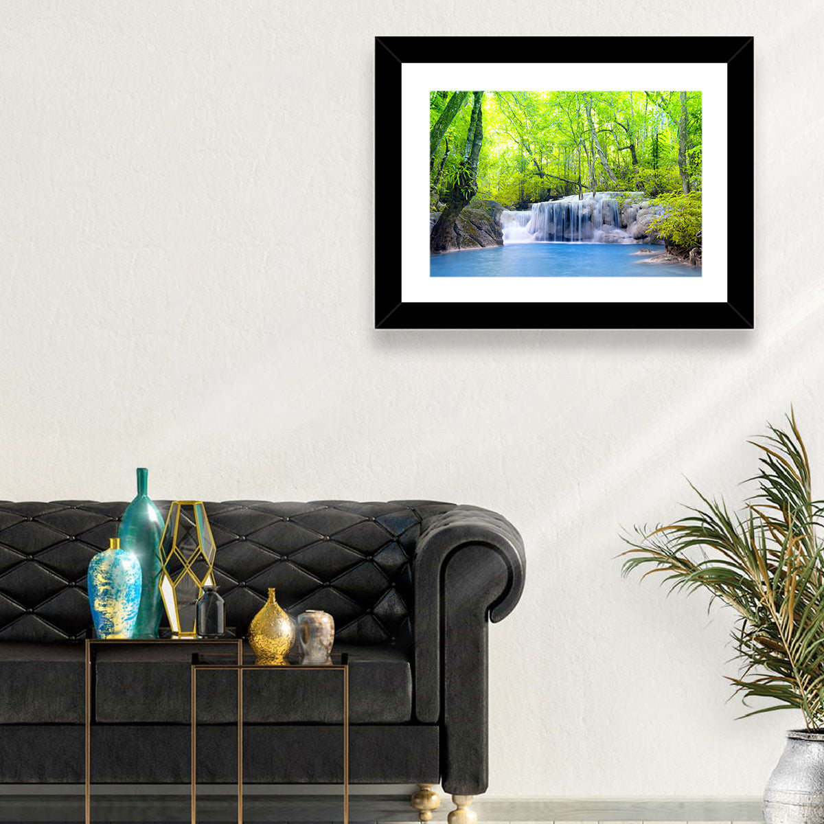 Erawan Falls, Kanchanaburi Wall Art in a room, landscape