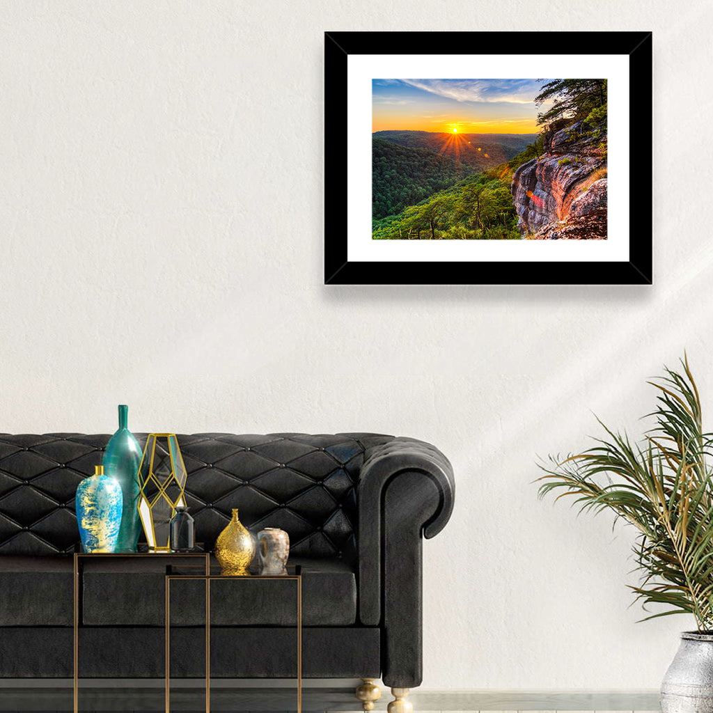 Big South Fork Gorge Sunset Wall Art