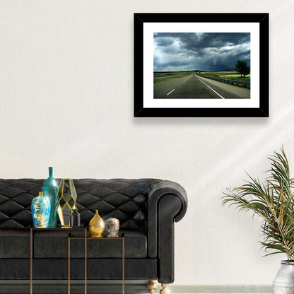 New Mexico Stormy Highway Wall Art