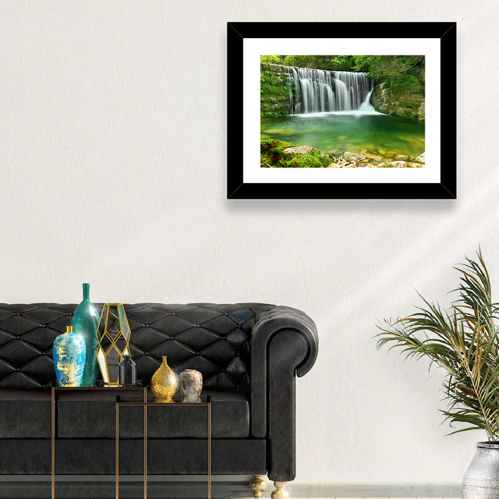 Emerald Lake Cascade Wall Art