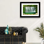 Emerald Lake Waterfall Wall Art