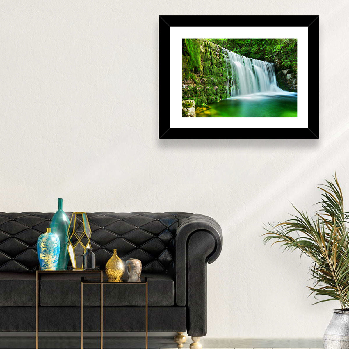 Emerald Lake Cascade Wall Art