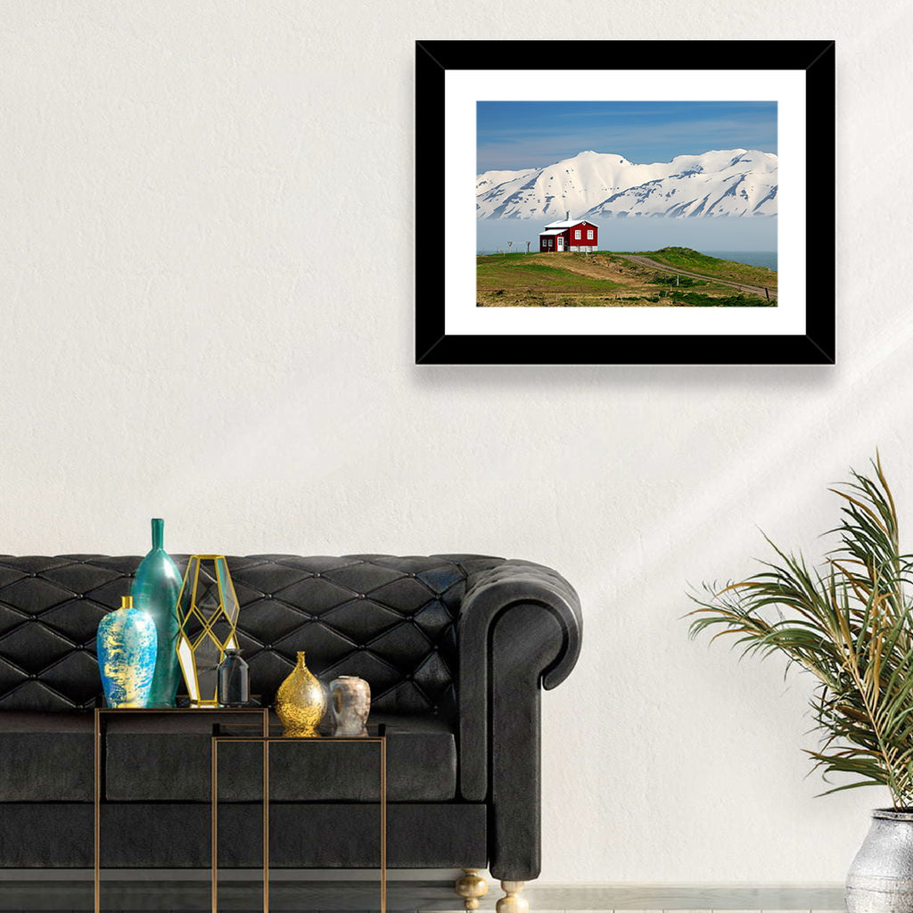 Red House by Fjord Wall Art