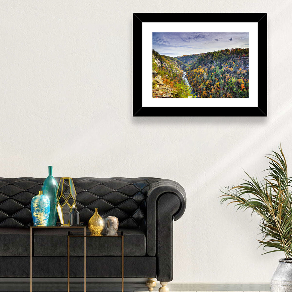 Tallulah Gorge Autumn Vista Wall Art