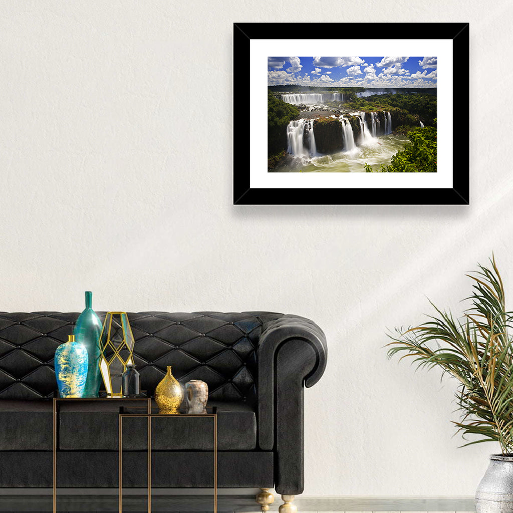 Iguazu Falls River View Wall Art