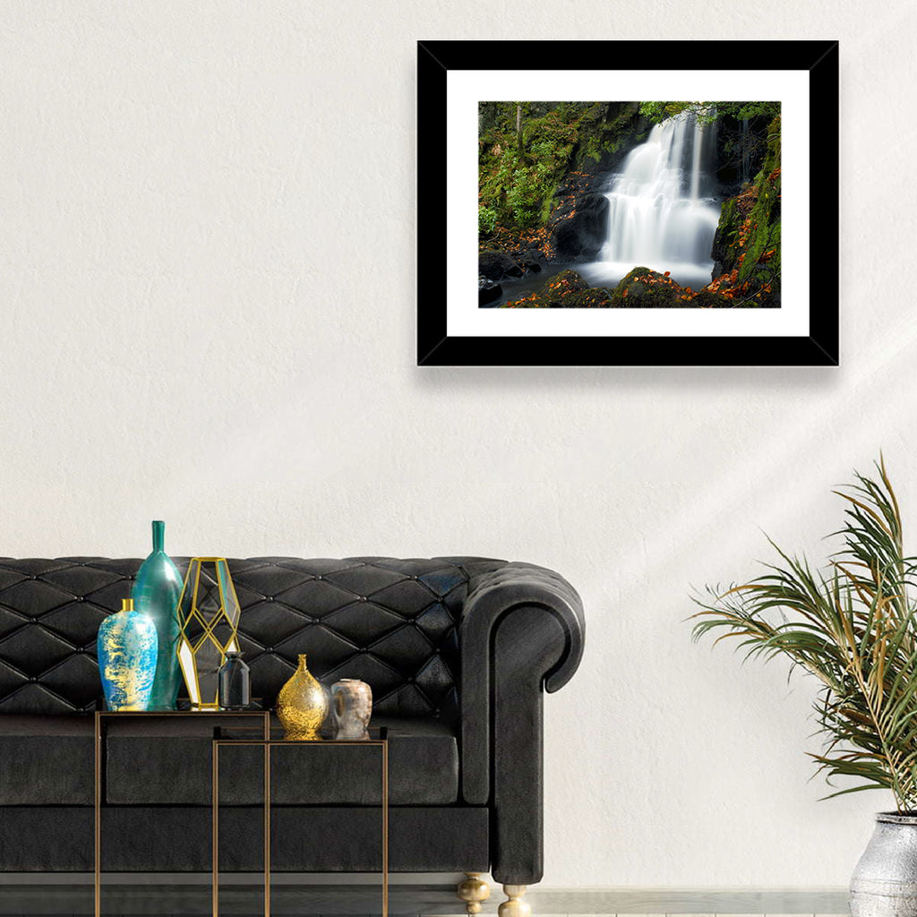 Autumn Waterfall in Tobermory Wall Art