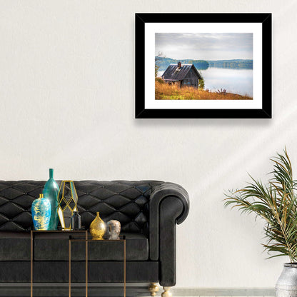 Salmon Lake & House Wall Art