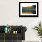 Golden Hour Lake Reflection Wall Art