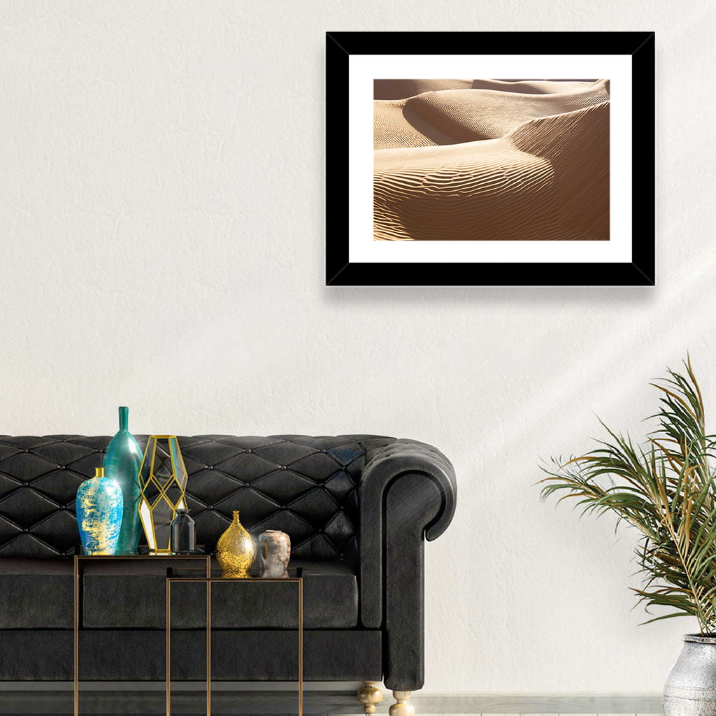 Sahara Sand Dunes Close-up Wall Art