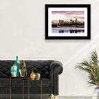 Kansas City Skyline at Dusk Wall Art
