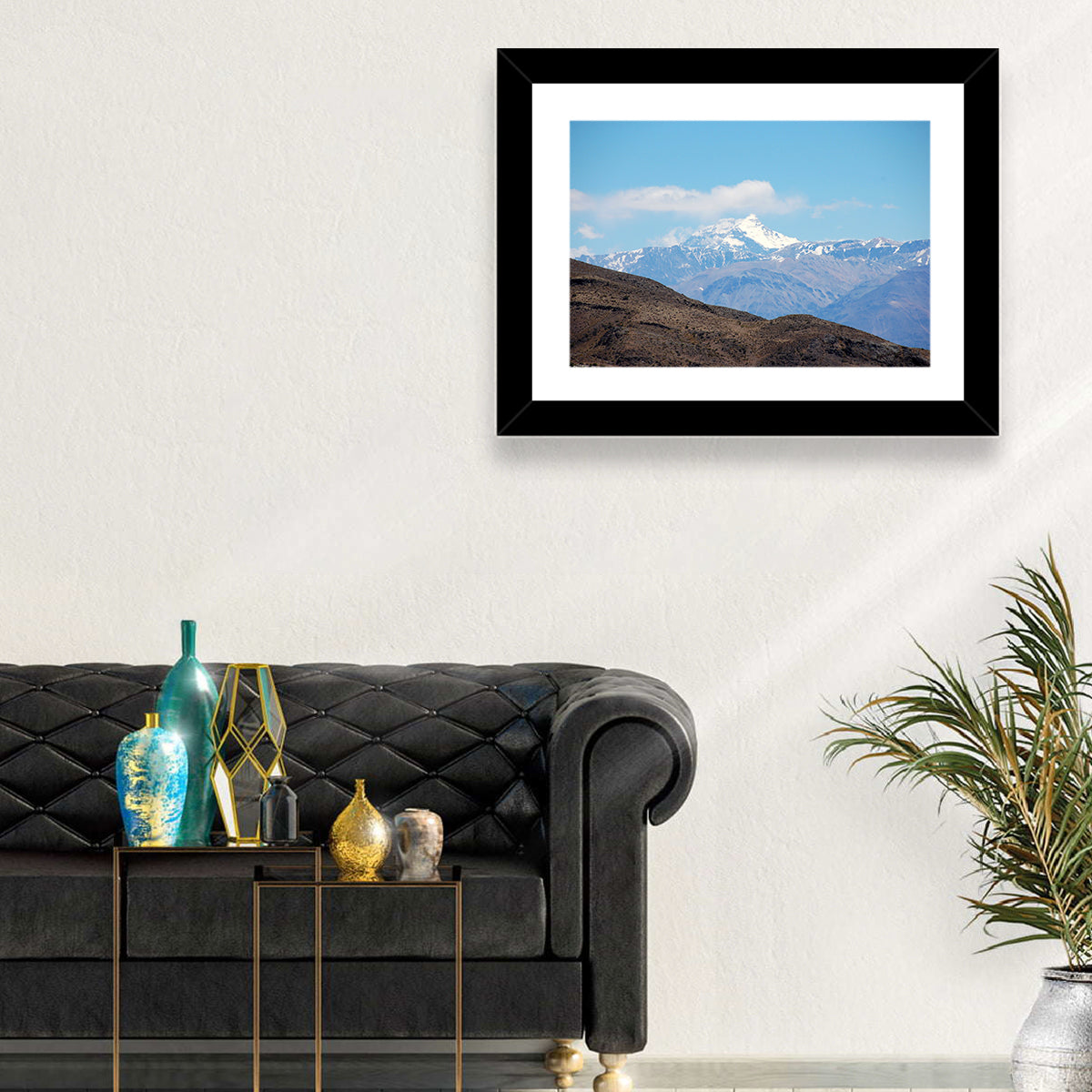Snow-capped Mount Aconcagua Wall Art