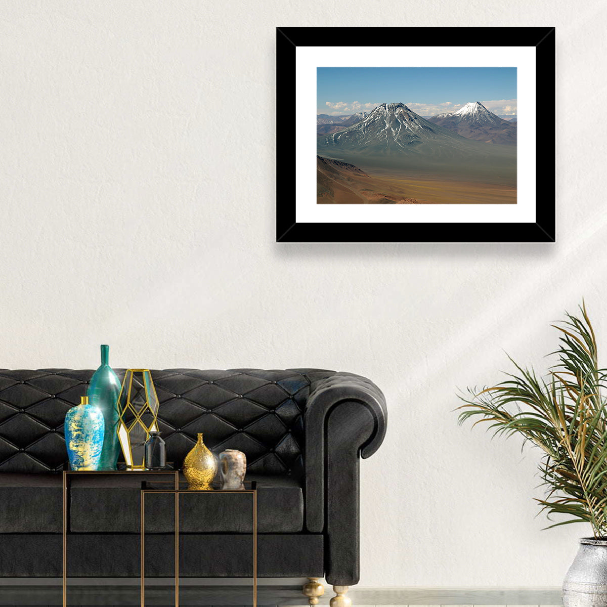 Licancabur and Juriques Peaks Wall Art in a room, landscape