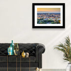 Birmingham Skyline at Golden Hour Wall Art