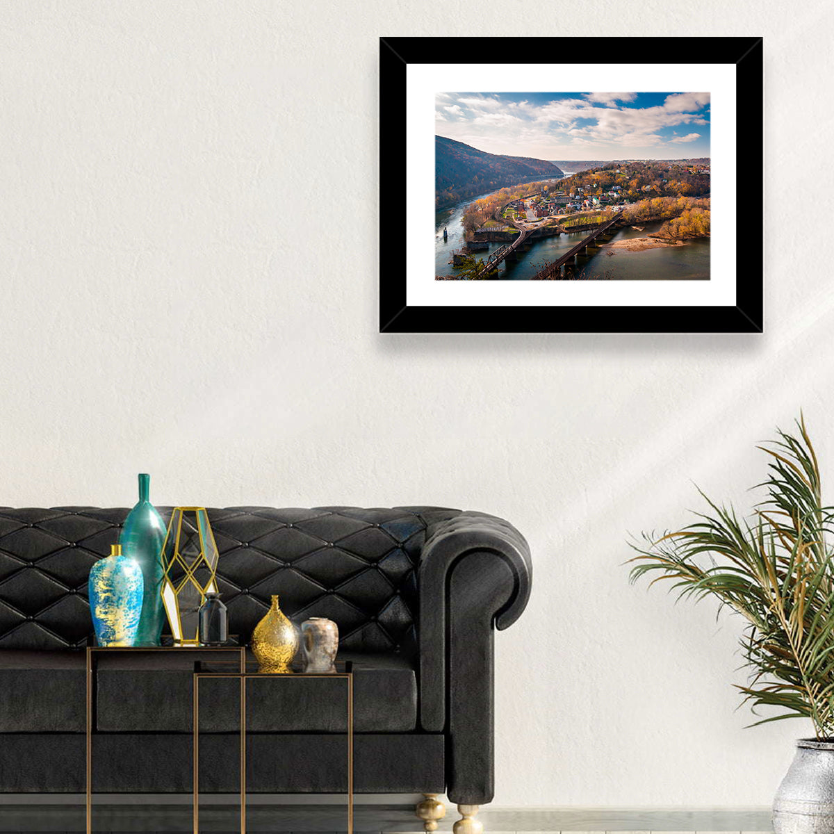 Maryland Heights Over Harpers Ferry Wall Art