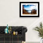 Val D Aosta Valley Morning Light Wall Art