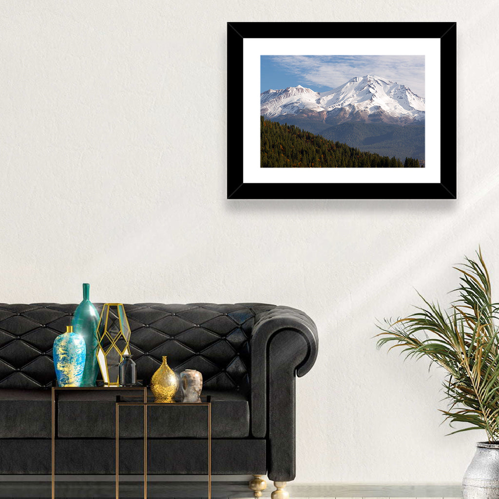 Mount Shasta Snow Peaks Wall Art