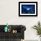 Lightspeed Galaxy Burst Wall Art