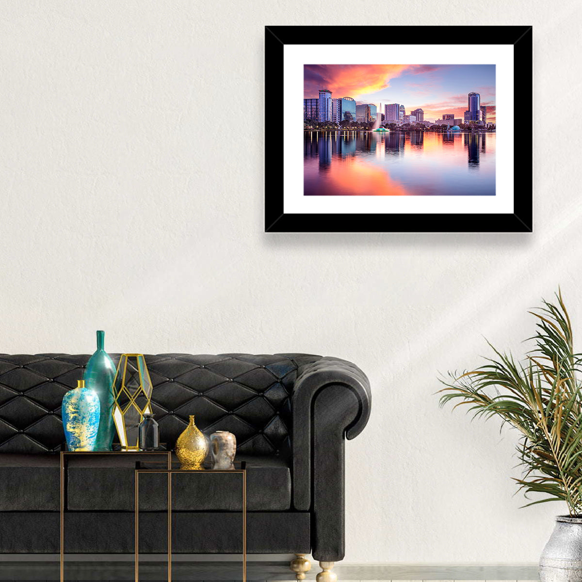 Lake Eola Sunset Orlando Wall Art