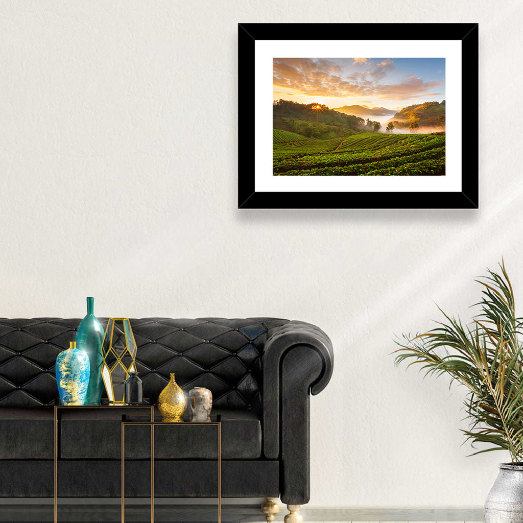 Strawberry Fields Sunrise Wall Art