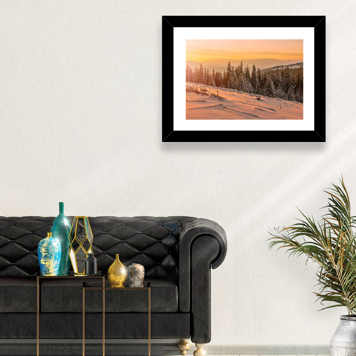 Hoverla Snowfield at Sunset Wall Art