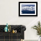 Lake Sevan Aerial Winter View Wall Art