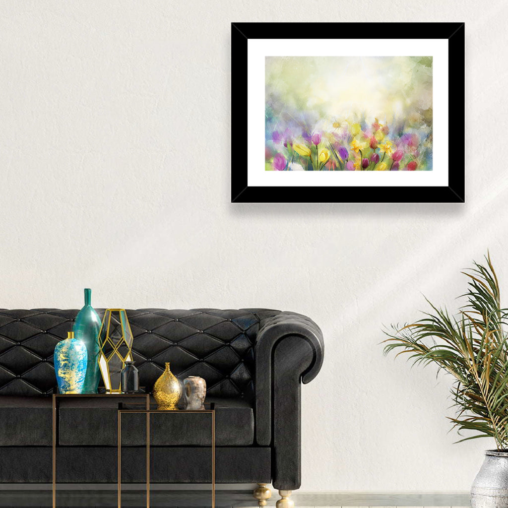 Soft Focus Tulip Meadow Wall Art