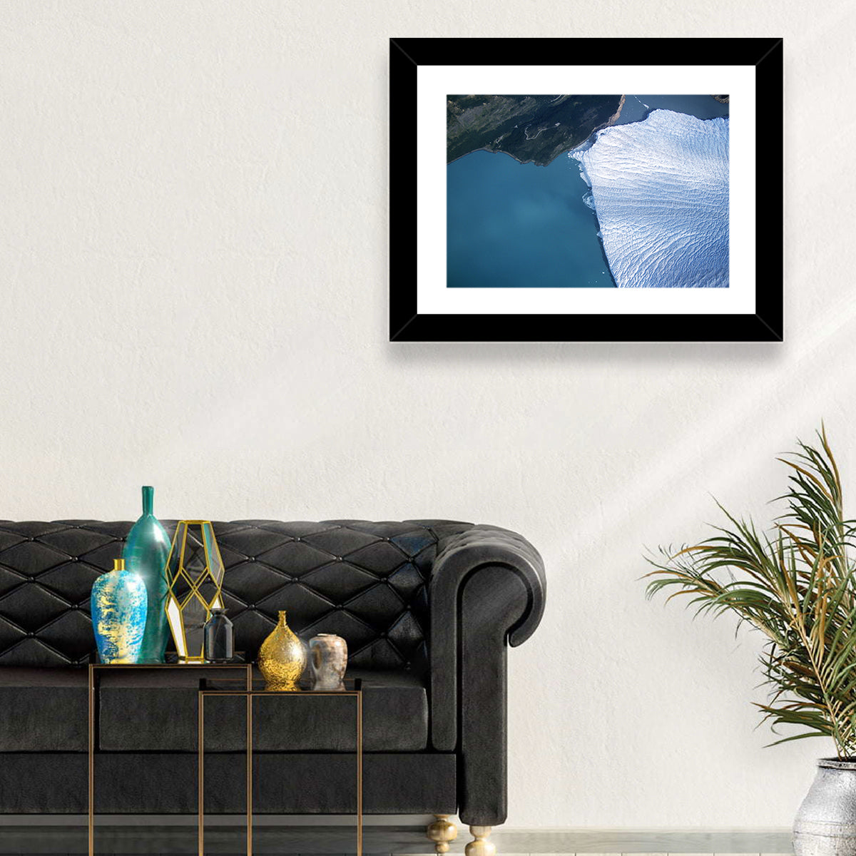 Perito Moreno Glacier Wall Art in a room, landscape