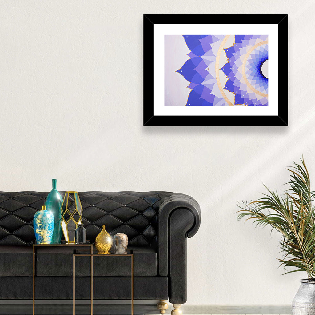 Sahasrara Chakra Lotus Mandala Wall Art