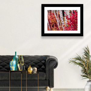 Autumn Trees Abstract Wall Art