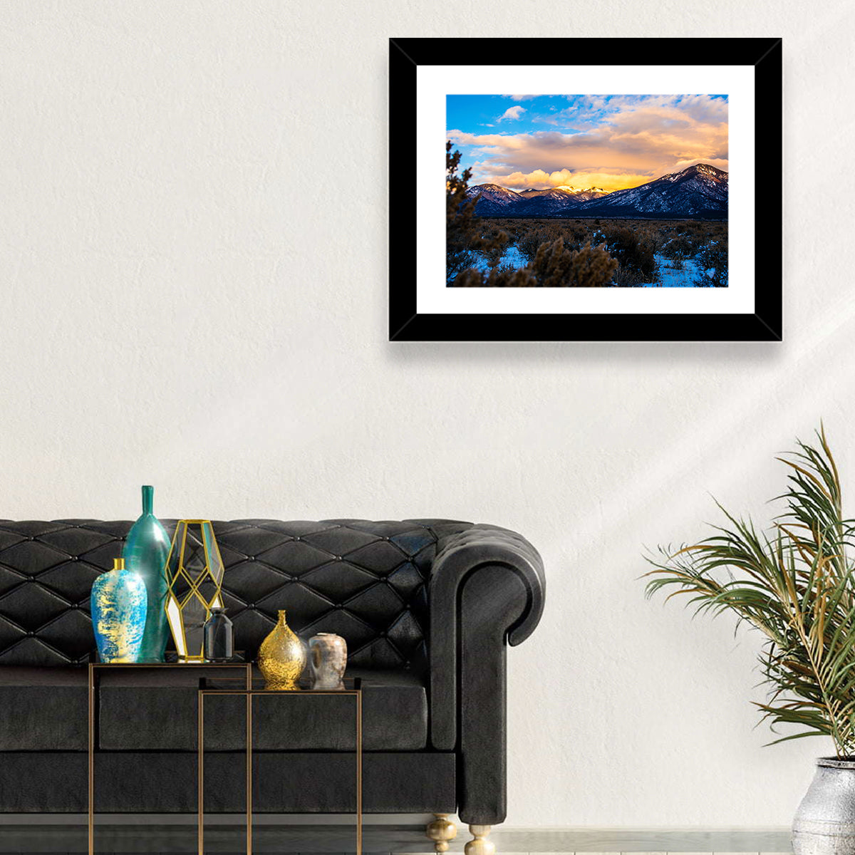 Taos  Sangre Winter Desert Wall Art