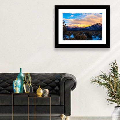 Taos  Sangre Winter Desert Wall Art